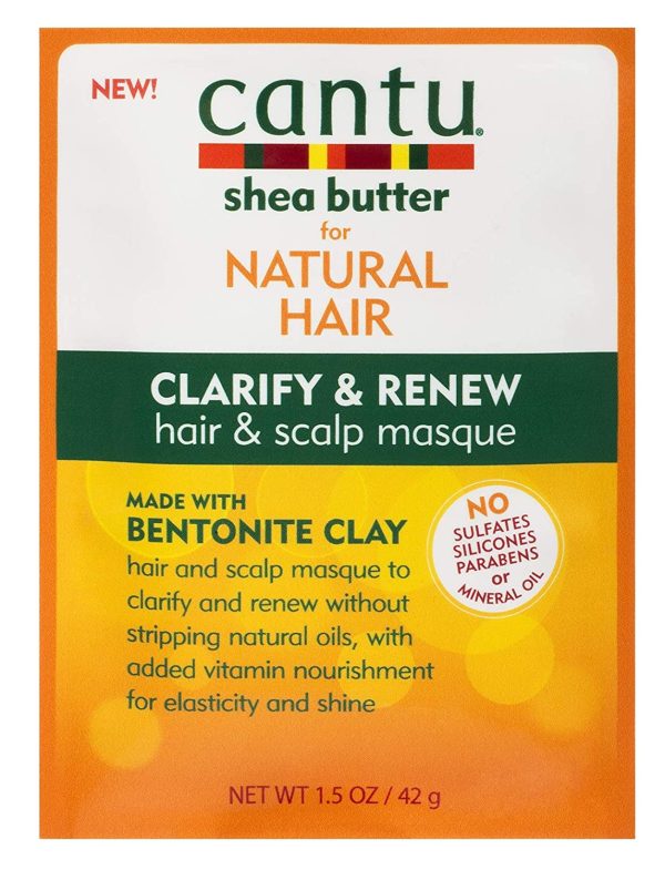 Cantu – Clarify & Renew Hair & Scalp Masque – 1.5Oz