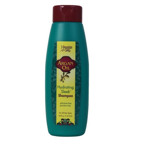 Hawaiian Silky - Argan Oil Hydrating Sleek Shampoo - 14Oz