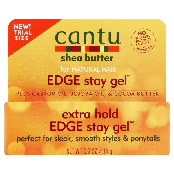 Cantu – Extra Hold Edge Stay Gel – 0.5 Oz