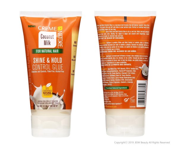 Creme Of Nature – Coconut Milk Shine & Hold Control Glue – 5.1Oz
