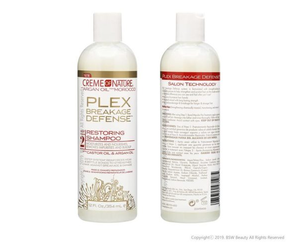 Creme Of Nature – Plex Breakage Defense Restoring Shampoo – 12Oz