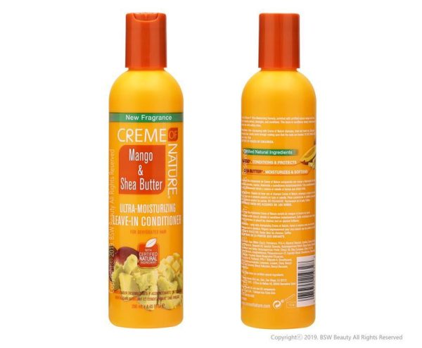 Creme Of Nature – Mango & Shea Butter Ultra-Moisturizing Leave-In Conditioner – 8.45Oz
