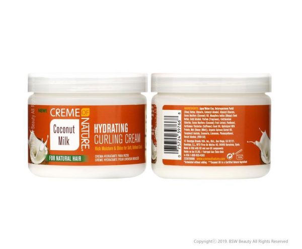Creme Of Nature – Coconut Milk Hydrating Curling Cream – 11.5Oz