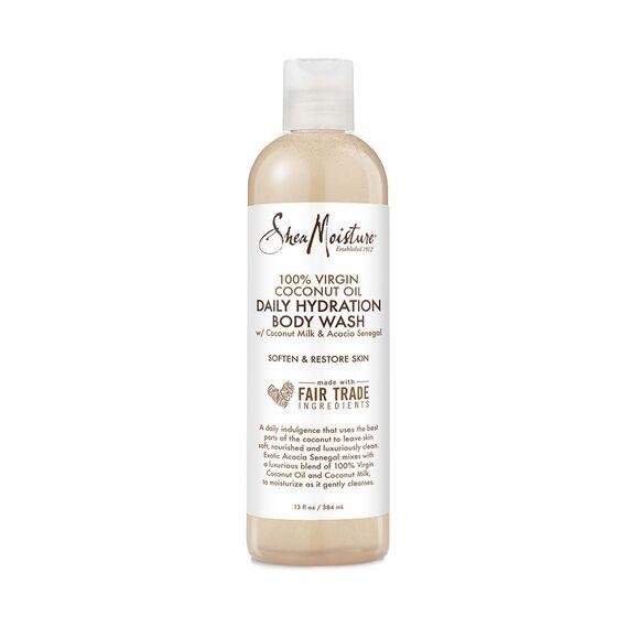Shea Moisture – 100% Virgin Coconut Oil Daily Hydration Body Wash– 13Oz