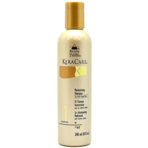 Keracare – Moisturizing Shampoo For Color Treated Hair – 8Oz