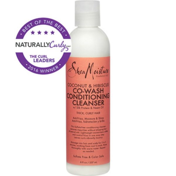 Shea Moisture – Coconut & Hibiscus Co-Wash Conditioning Cleanser – 8Oz