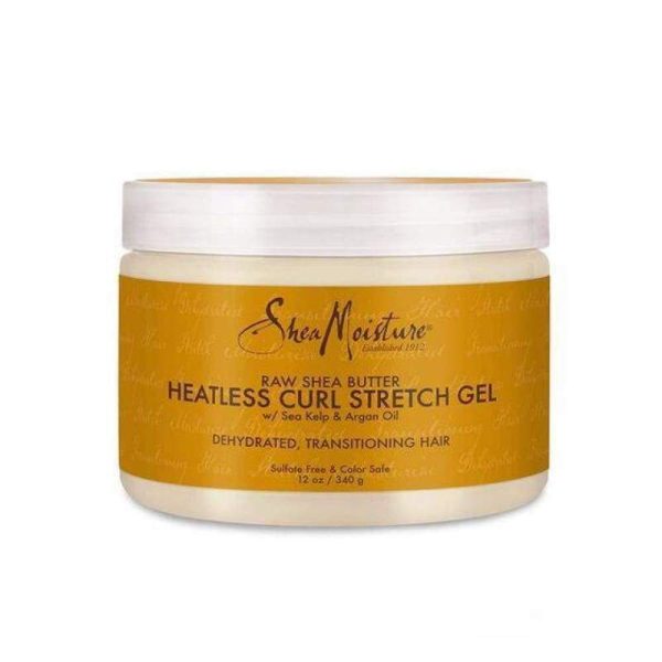 Shea Moisture – Raw Shea Butter Heatless Curl Stretch Gel – 12Oz